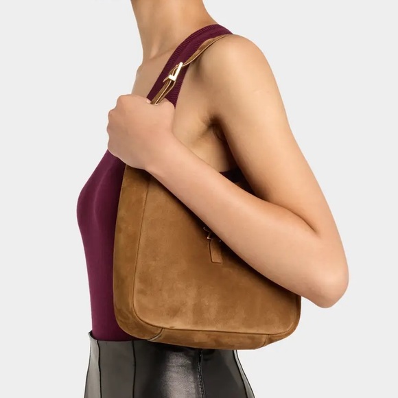 Yves Saint Laurent Suede Le 5 a 7 Supple Shoulder Bag - Picture 13 of 13